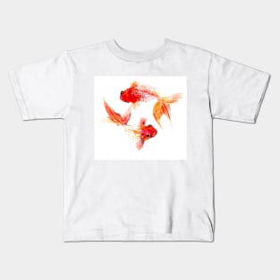 Two Koi Fish, Yin and yang Kids T-Shirt